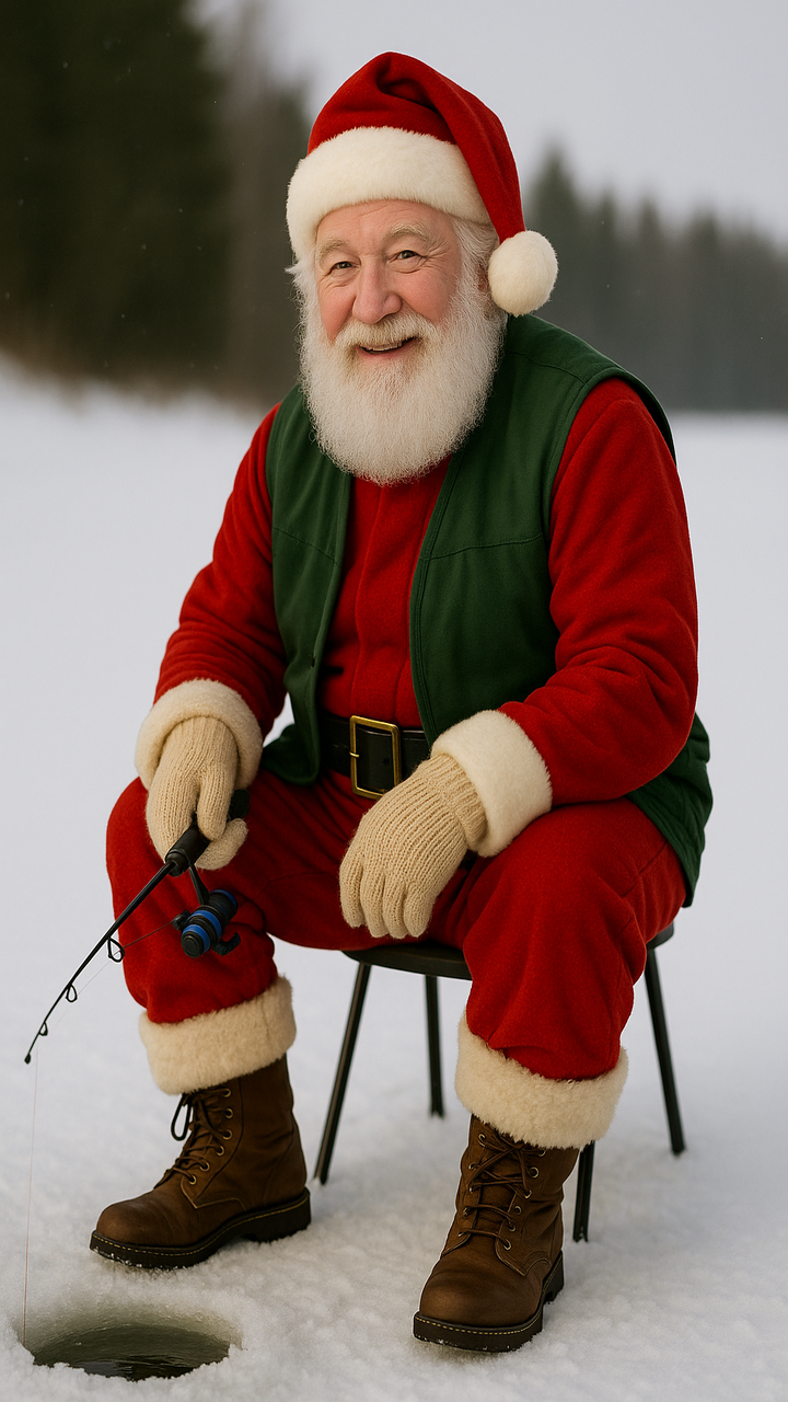 Santa Fisherman